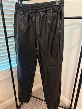 Women’s Double Zero Faux Leather Jogger Pants